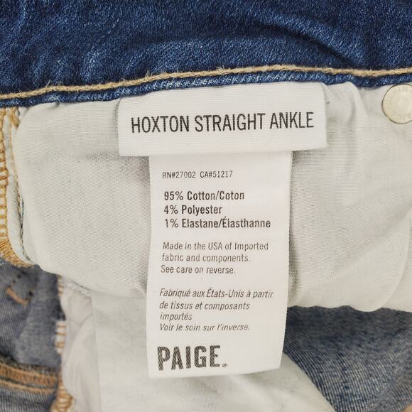 Paige Hoxton Straight Crop Jeans 26 / 2 - Picture 6 of 10